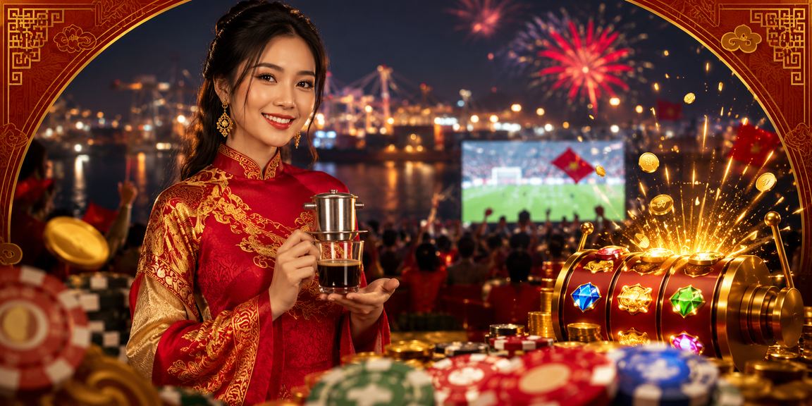 Người dùng Hải Phòng chơi slot game trong giờ nghỉ cà phê