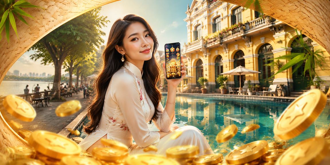 Người dùng Hà Nội trải nghiệm ứng dụng casino trên điện thoại với nón lá truyền thống